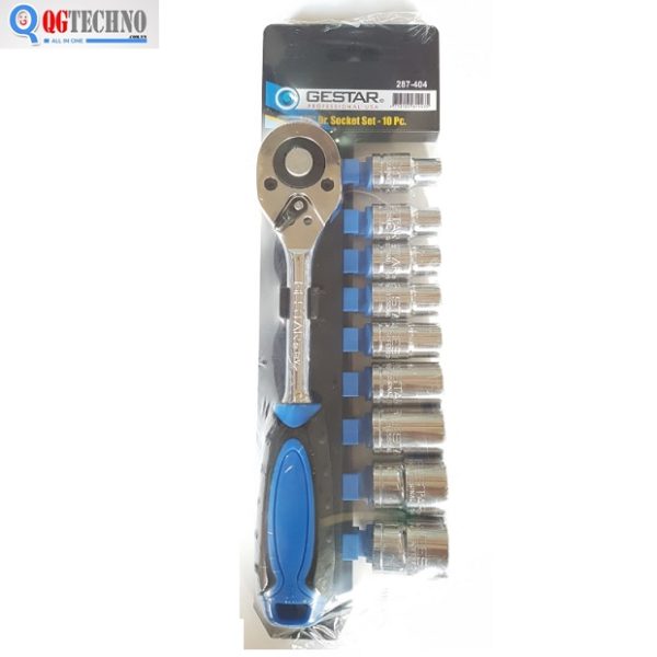 1/2" Bộ tuýp lục giác 10 chi tiết Gestar 287-404
