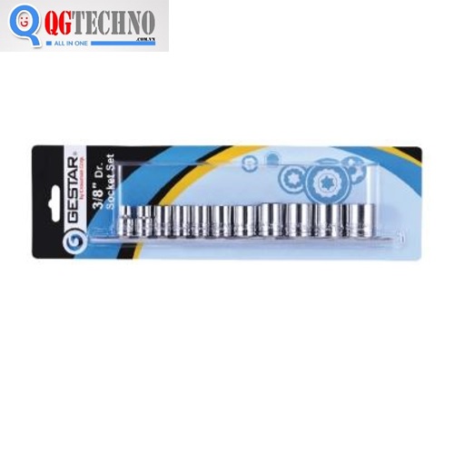 3/8" Bộ tuýp hệ inch 12 cạnh ngắn 1/4"-7/8" Gestar 287-031