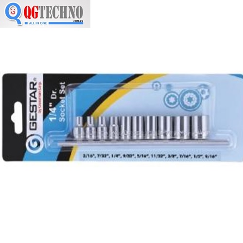 1/4" Bộ típ 10 cái hệ inch Gestar 299-058
