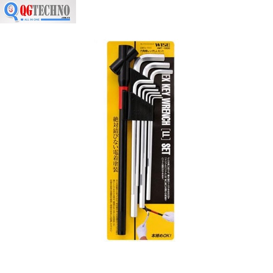 Bộ lục giác 9 cây nhật bản và tay vặn đa năng NO.1500 HMT-1000 Wise