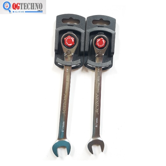 10mm Cờ lê vòng miệng tự động có kháo điều chỉnh ACTION