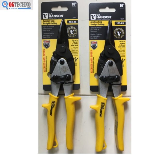 10" Kéo cắt tôn thẳng Mỹ C.H.HANSON 103-AS