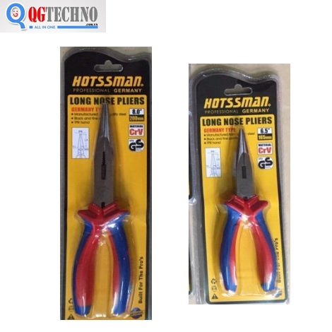 8" Kìm nhọn cán đỏ xanh cao cấp HOTSSMAN