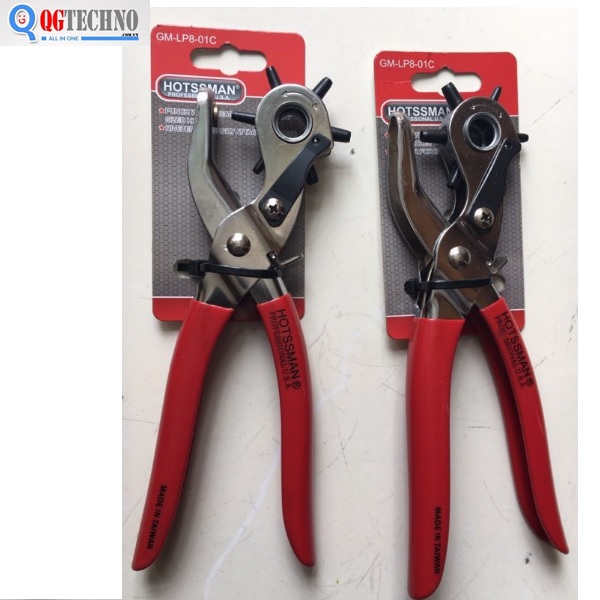 Kềm bấm lỗ dây nịt HOTSSMAN GM-LP8-01C