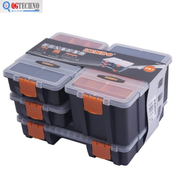 Hộp nhựa đựng ốc vít 4 ngăn 310x220x180mm KENDO 90237