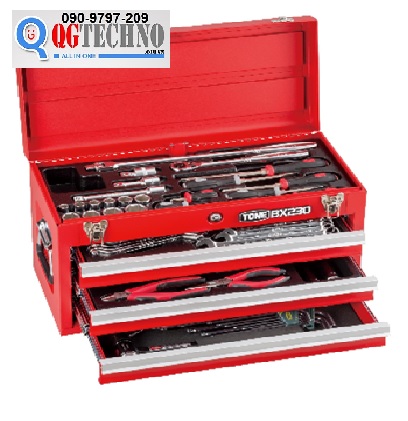 Bộ dụng cụ đầu tuýp TSA450 ( đỏ) tone