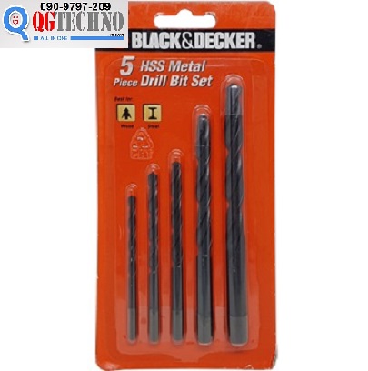 Bộ mũi khoan Black Decker A8030G 5 chi tiết