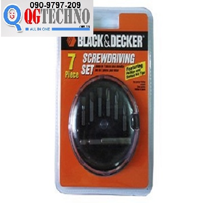 Bộ 7 mũi vít Black Decker 71-077
