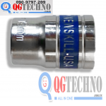 Đầu tuýp ngắn viền xanh 1/2" NEWSKILL 27mm