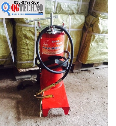 Thùng máy bơm mỡ đạp bằng chân (10kg) SG-619 Koorflco
