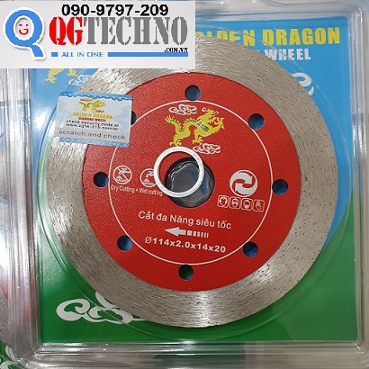 Lưỡi cắt ướt Rồng Đỏ 114x2.0x20