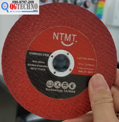 Đá cắt Sắt, Inox Đỏ NTMT 107x1.2x16mm