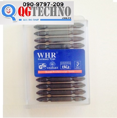 Mũi vít Bake 2 đầu WHR Nâu