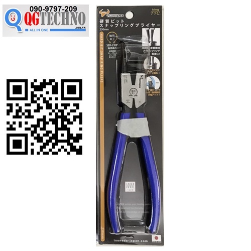 Kìm mở phe mũi cong 9 inch Nhật Bản Tsunoda King TTC Japan SEB-230P