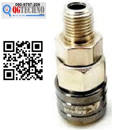 Đầu nối nhanh ống dây hơi tự động 20SM ren ngoài cho dây 5x8mm kapusi