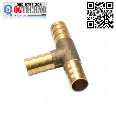 Đầu nối T thau nối hơi 10ly