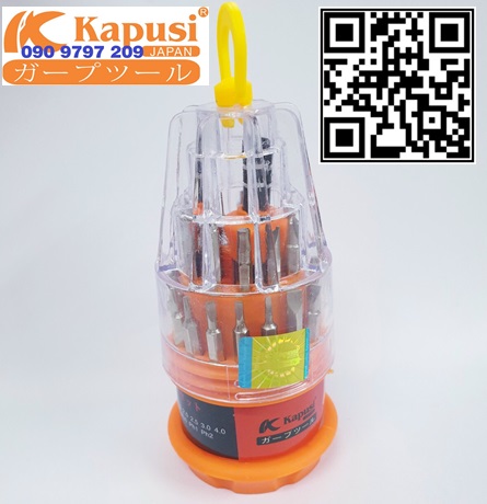 Bộ Tua Vít Hủ Tâm Đa Năng 31pcs KAPUSI K-6036 - Ảnh 2